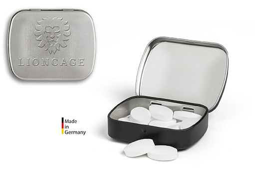 Mini Nostalgiedose mit Prägung