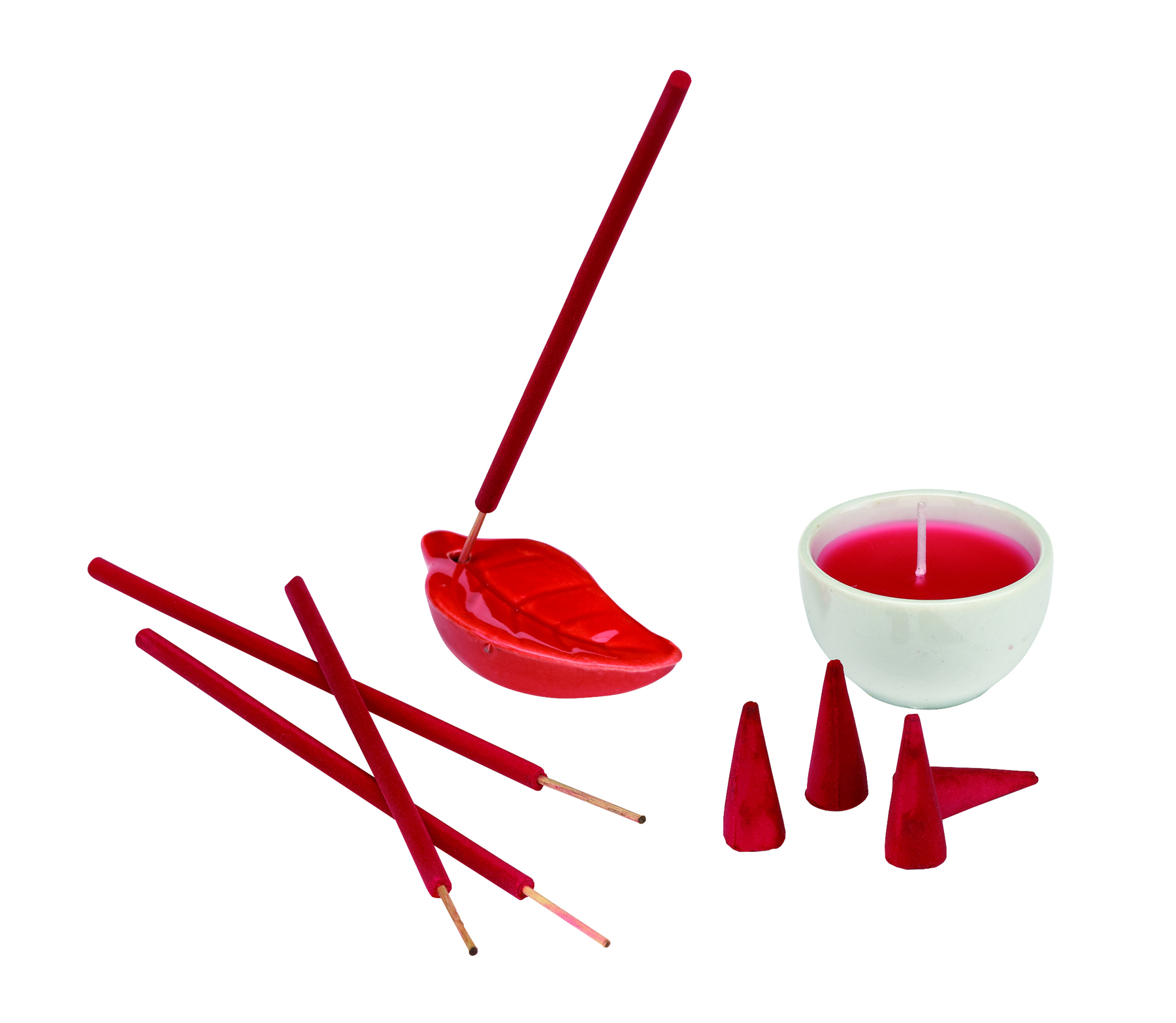 Kerzenset "Nuance", Erdbeere