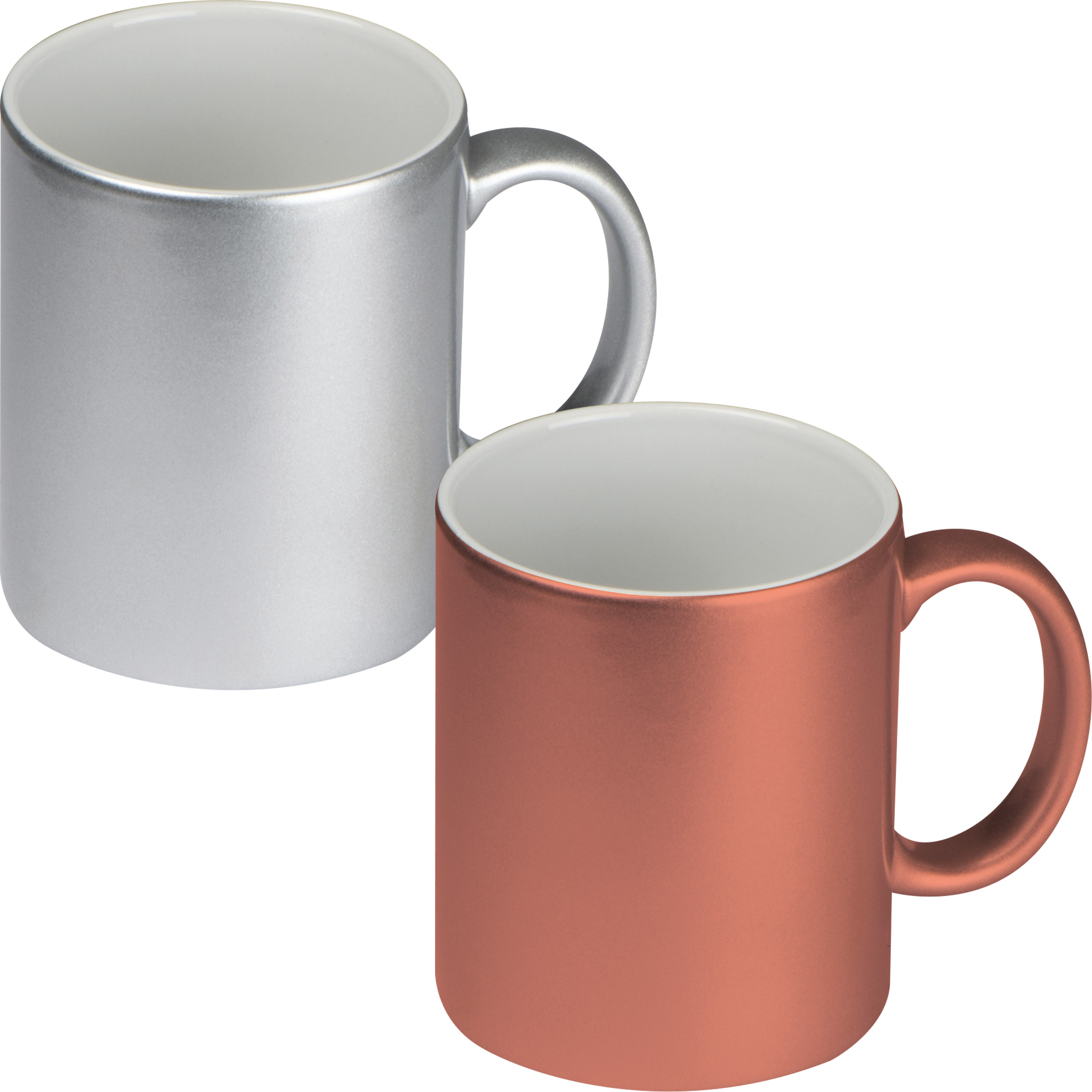 Sublimationstasse mit glänzender Ummantelung, 300 ml