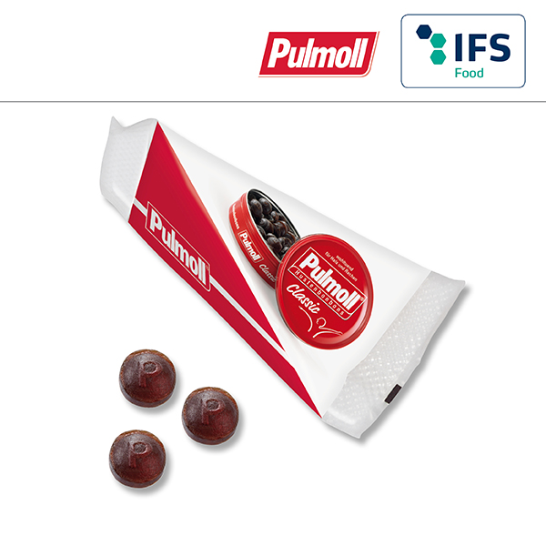 Promo-Spitz mit Pulmoll Classic Hustenbonbons