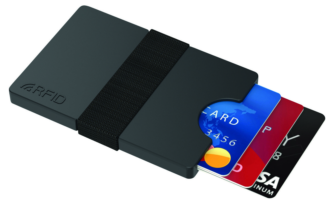 Metmaxx® Kartenhülle "IwalletCompact" silbergrau