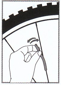 reflektierende SpeichenSticks 12er Set