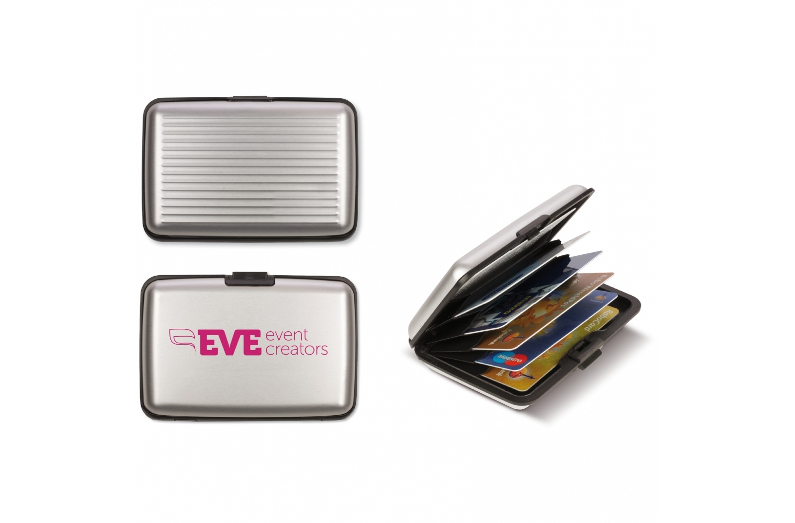 Aluminium Visitenkartenhalter