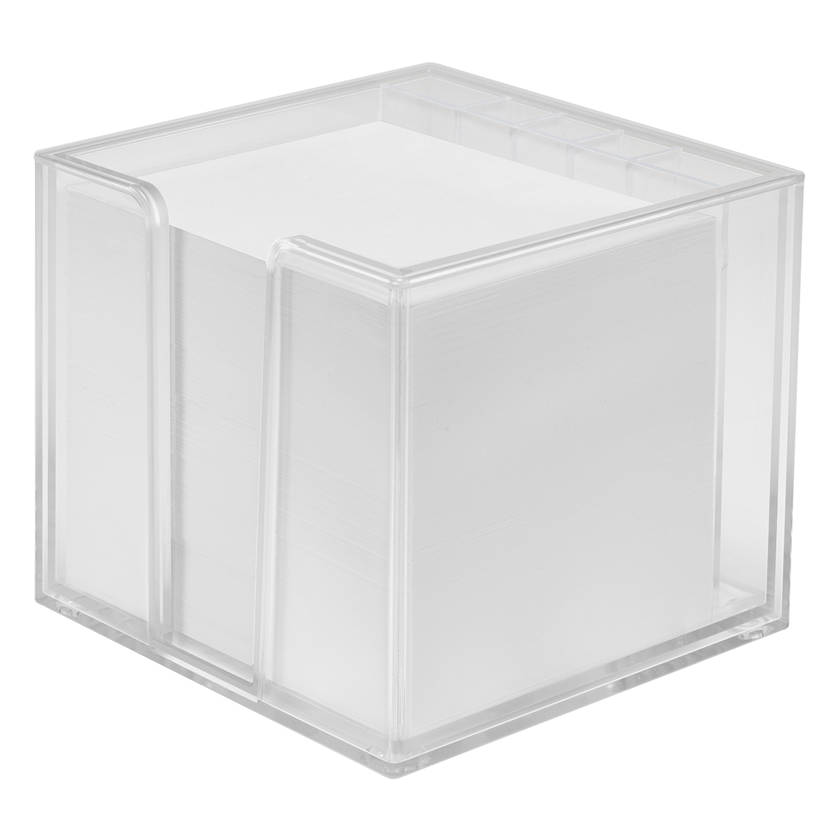 Zettelbox "Sigma", doppelwandig mit Köcher