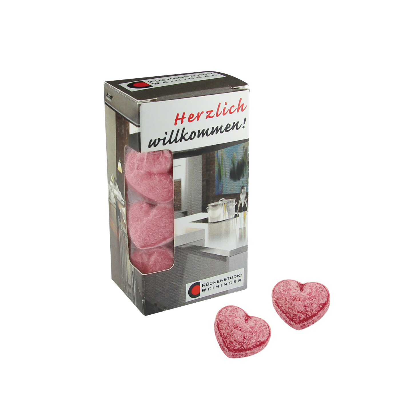 BonBox mit Himbeerbonbons