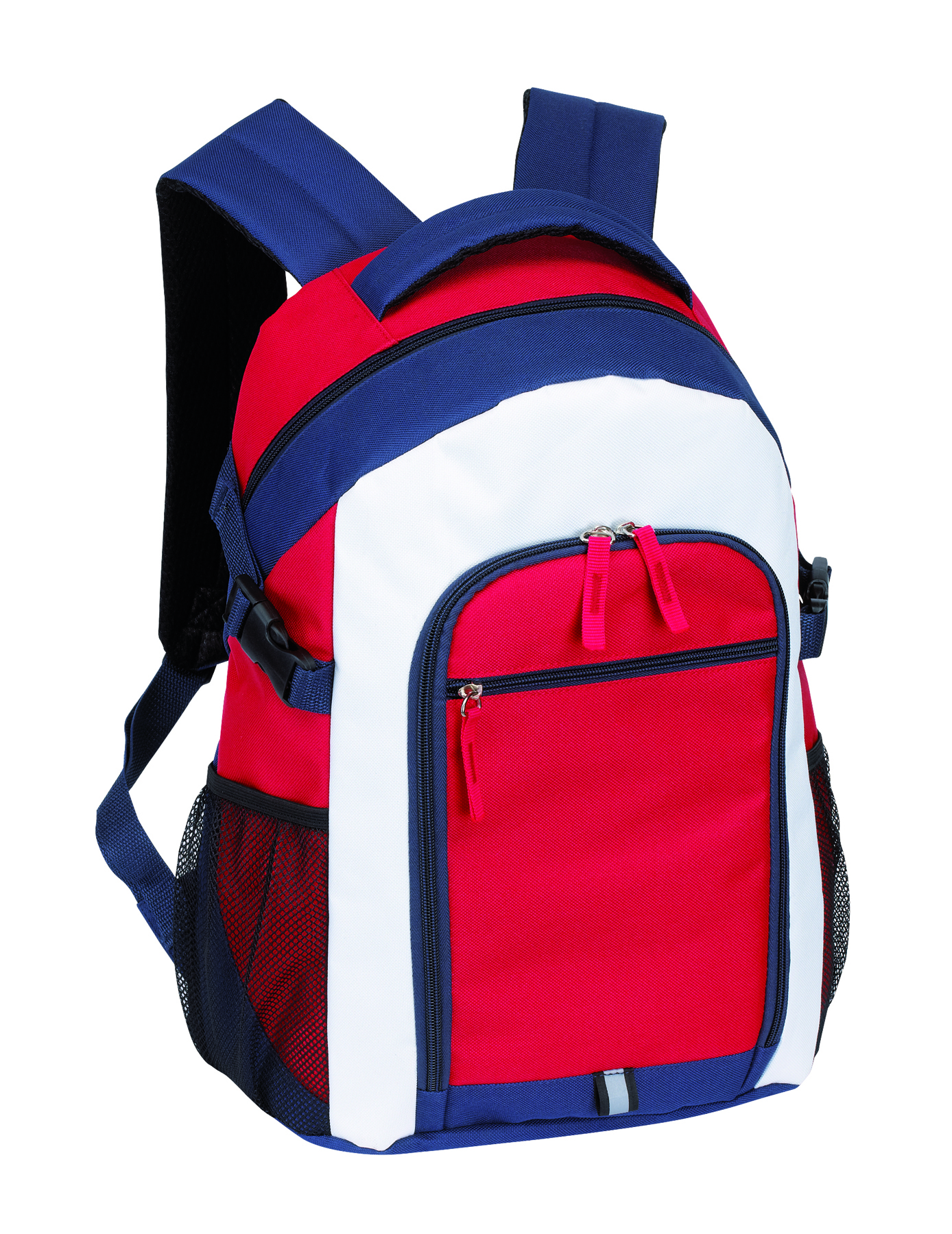 Rucksack 'Marina'600 D, weiß/blau/rot