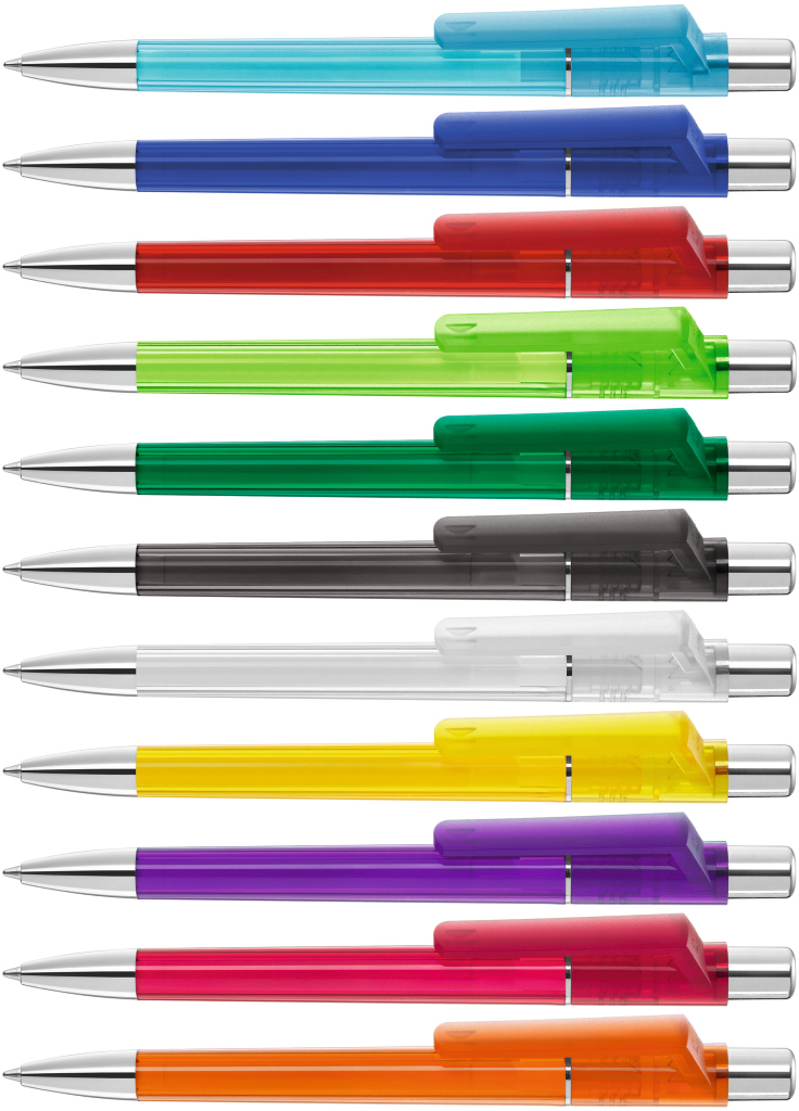 PEPP transparent SI Druckkugelschreiber