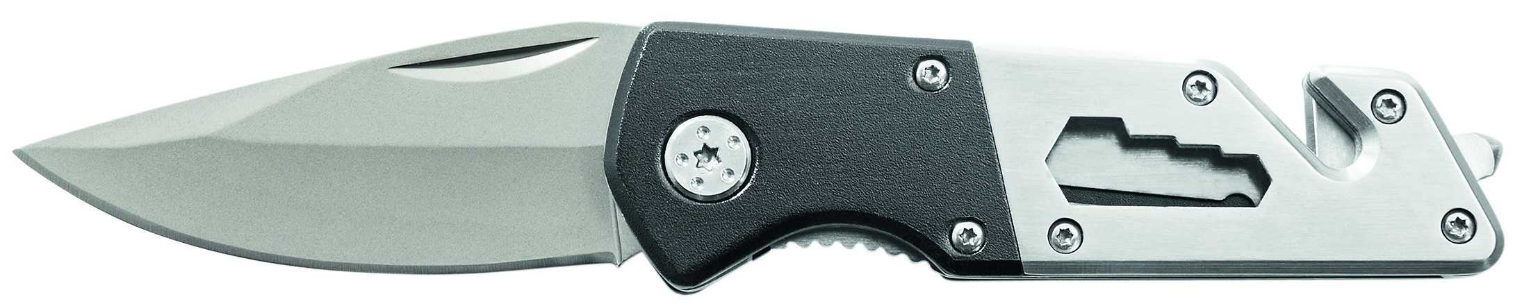 Metmaxx® Outdoormesser "MyTool" schwarz/silber